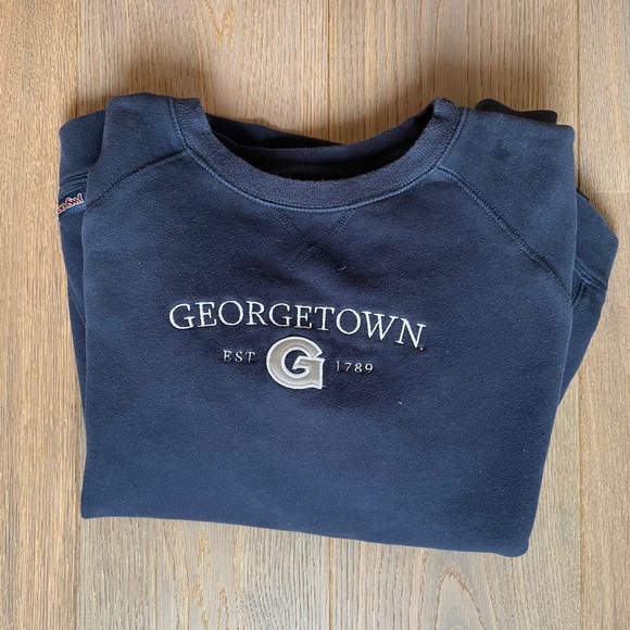 Georgetown Embroidered Crewneck - Picture 2 of 4